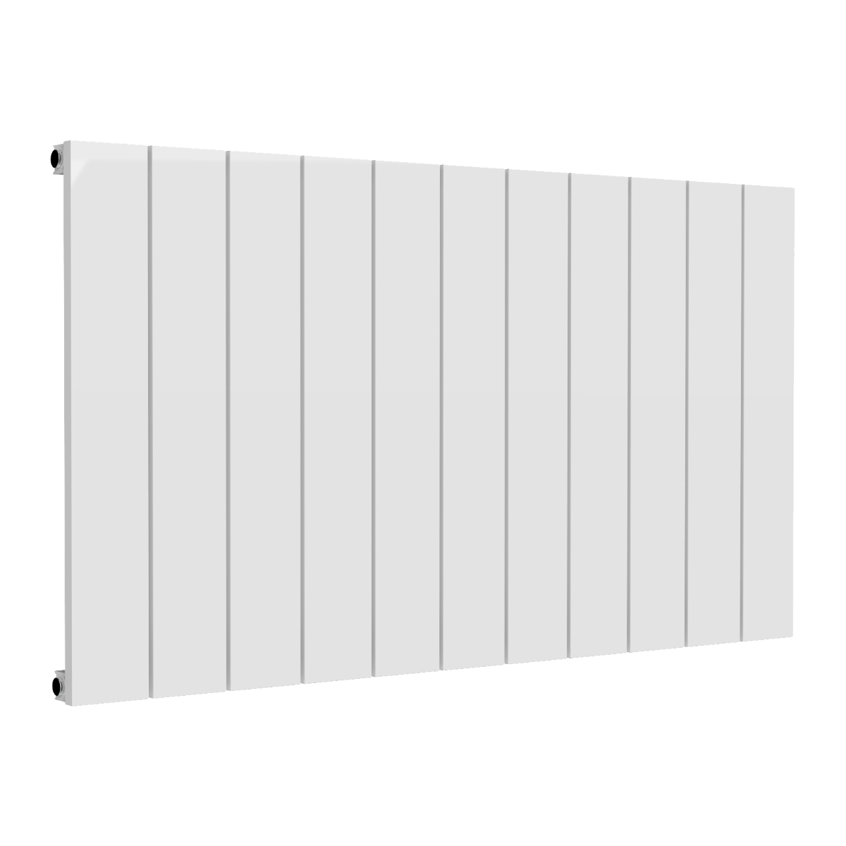 Casina Horizontal Single Aluminium Radiator - White - Various Sizes
