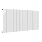 Casina Horizontal Single Aluminium Radiator - White - Various Sizes