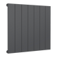 Casina Horizontal Single Aluminium Radiator - Anthracite - Various Sizes