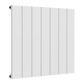 Casina Horizontal Single Aluminium Radiator - White - Various Sizes
