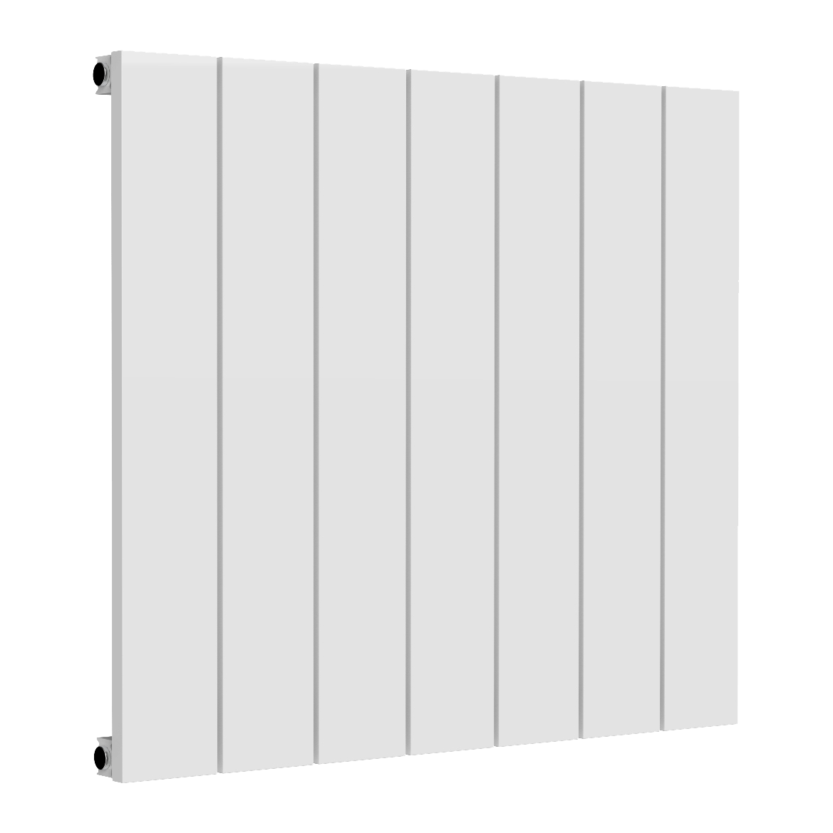 Casina Horizontal Single Aluminium Radiator - White - Various Sizes
