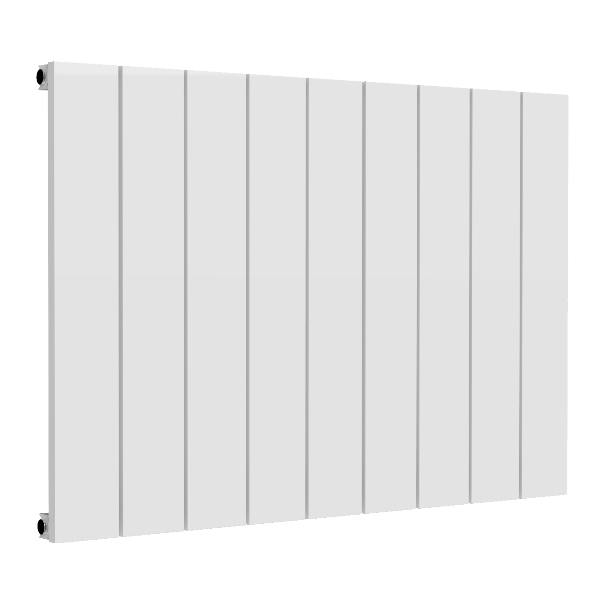 Casina Horizontal Single Aluminium Radiator - White - Various Sizes