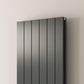 Casina Vertical Single Aluminium Radiator - Anthracite - Various Sizes