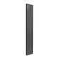 Casina Vertical Double Aluminium Radiator - Anthracite - Various Sizes