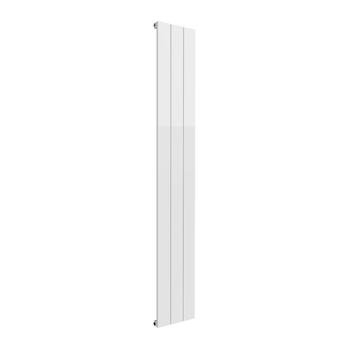 Casina Vertical Single Aluminium Radiator - White - Various Sizes