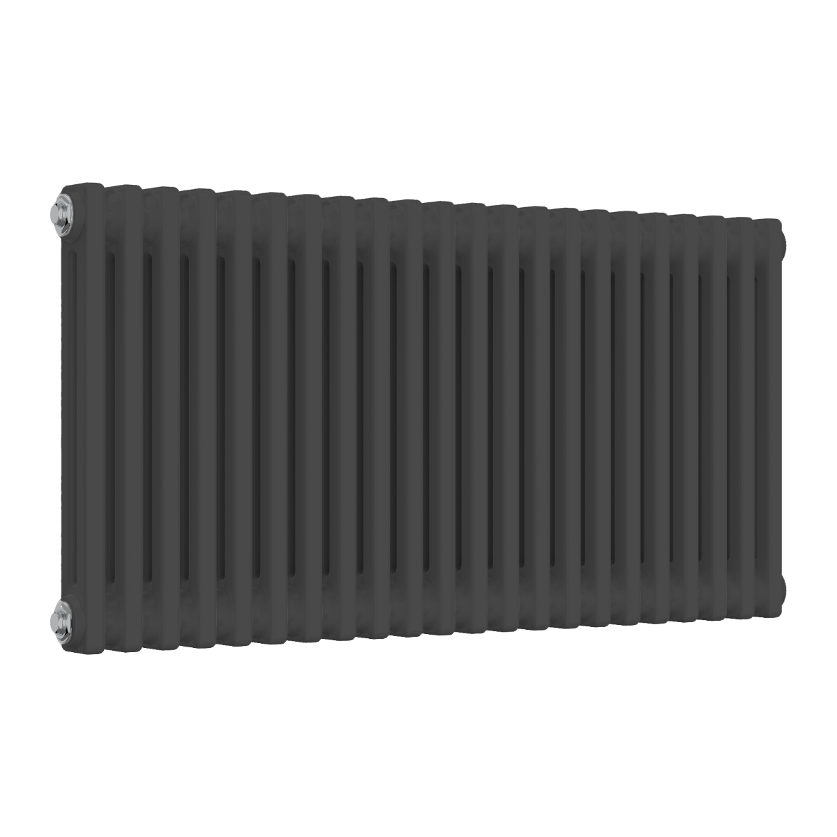 Colona Horizontal Two Column Radiator- Anthracite - Various Sizes