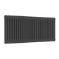 Colona Horizontal Two Column Radiator- Anthracite - Various Sizes