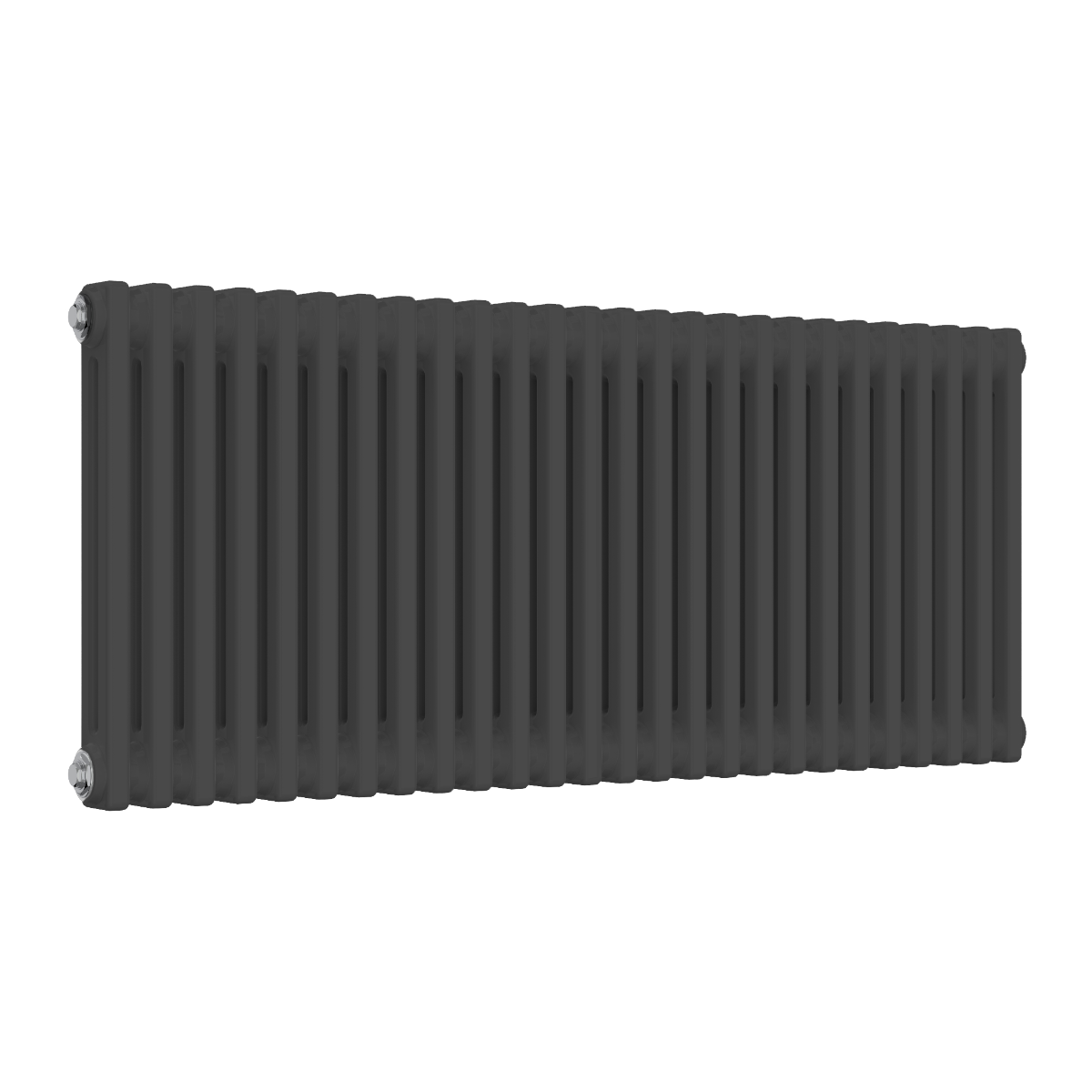 Colona Horizontal Two Column Radiator- Anthracite - Various Sizes