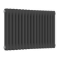 Colona Horizontal Two Column Radiator- Anthracite - Various Sizes