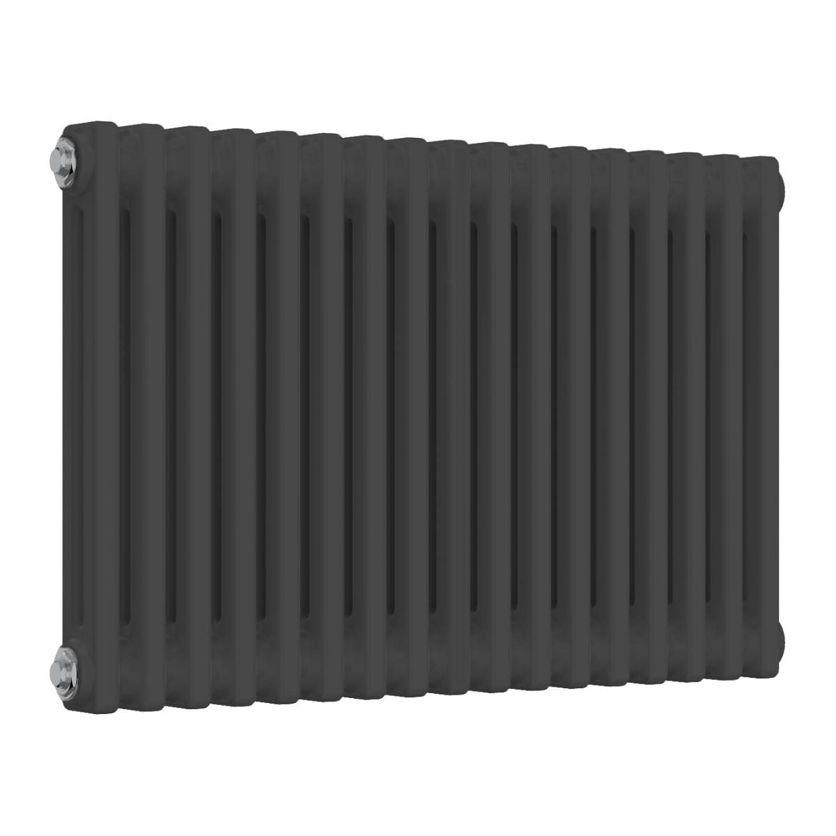 Colona Horizontal Two Column Radiator- Anthracite - Various Sizes