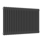Colona Horizontal Two Column Radiator- Anthracite - Various Sizes