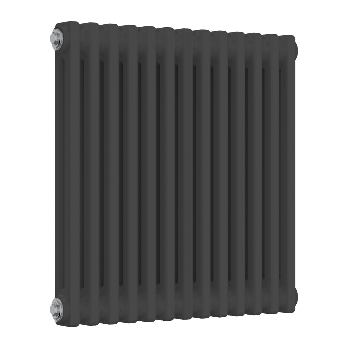 Colona Horizontal Two Column Radiator- Anthracite - Various Sizes