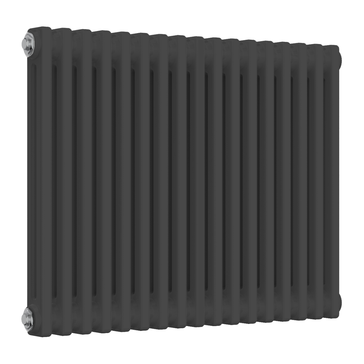 Colona Horizontal Two Column Radiator- Anthracite - Various Sizes
