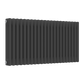 Colona Horizontal Three Column Radiator - Anthracite - Various Sizes