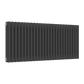 Colona Horizontal Three Column Radiator - Anthracite - Various Sizes