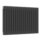 Colona Horizontal Three Column Radiator - Anthracite - Various Sizes