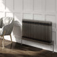 Colona Horizontal Three Column Radiator - Anthracite - Various Sizes
