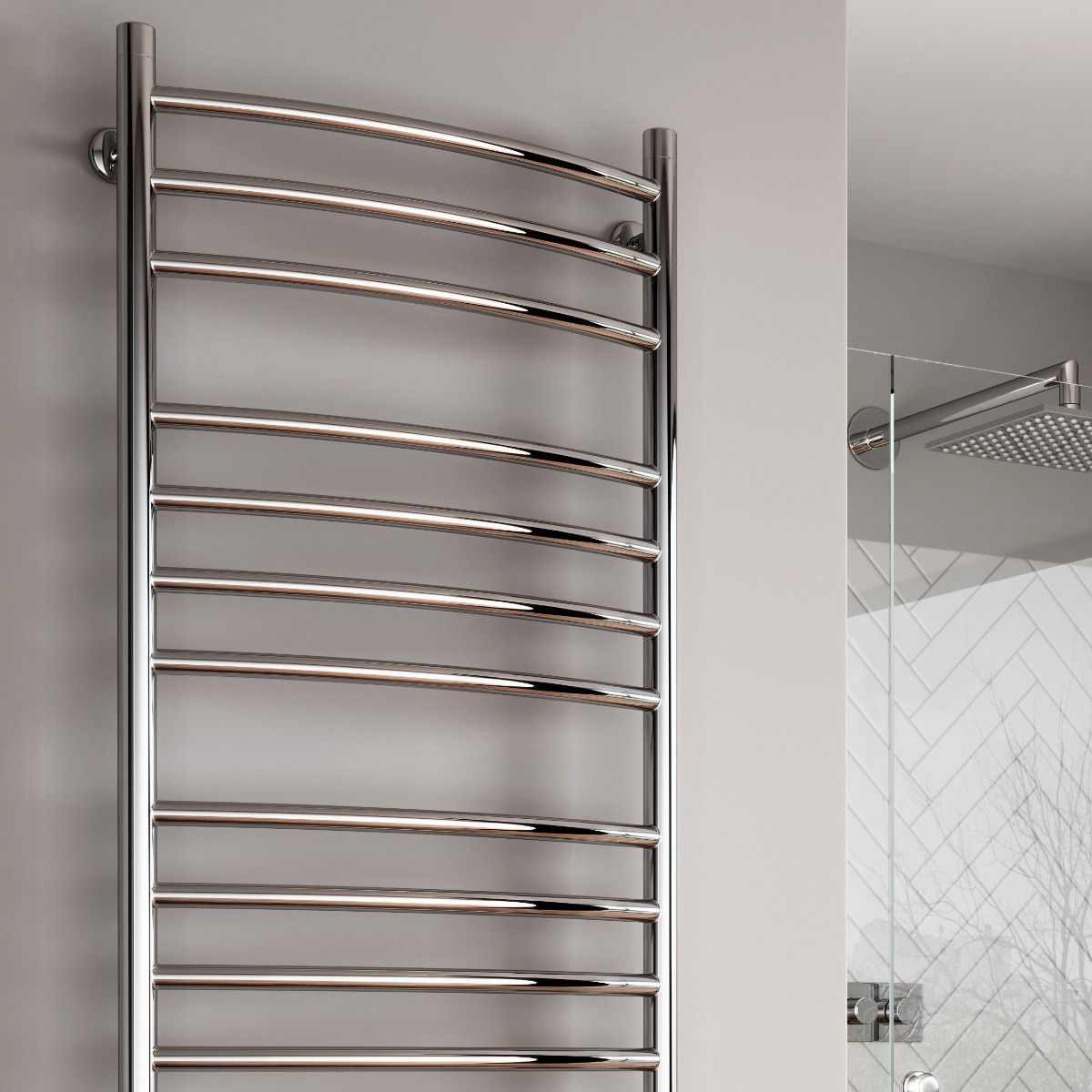 Eos Stainless Steel Towel Radiator - Various Sizes