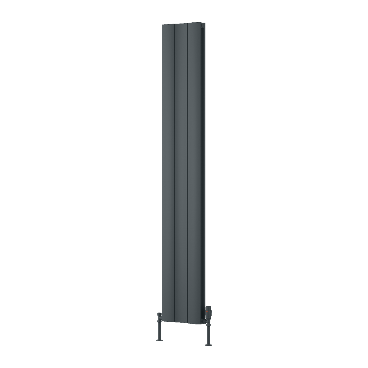 Gio Vertical Double Aluminium Radiator - Anthracite - Various Sizes