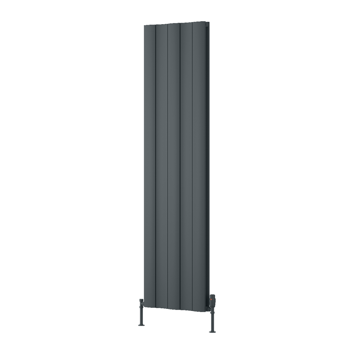 Gio Vertical Double Aluminium Radiator - Anthracite - Various Sizes