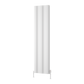 Gio Vertical Double Aluminium Radiator - White - Various Sizes