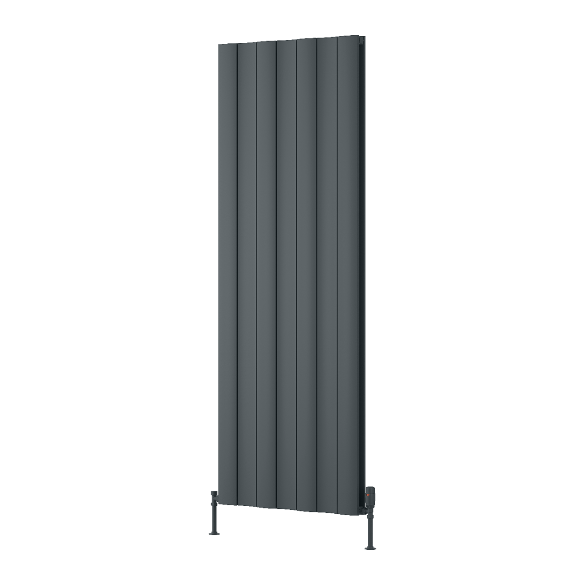 Gio Vertical Double Aluminium Radiator - Anthracite - Various Sizes