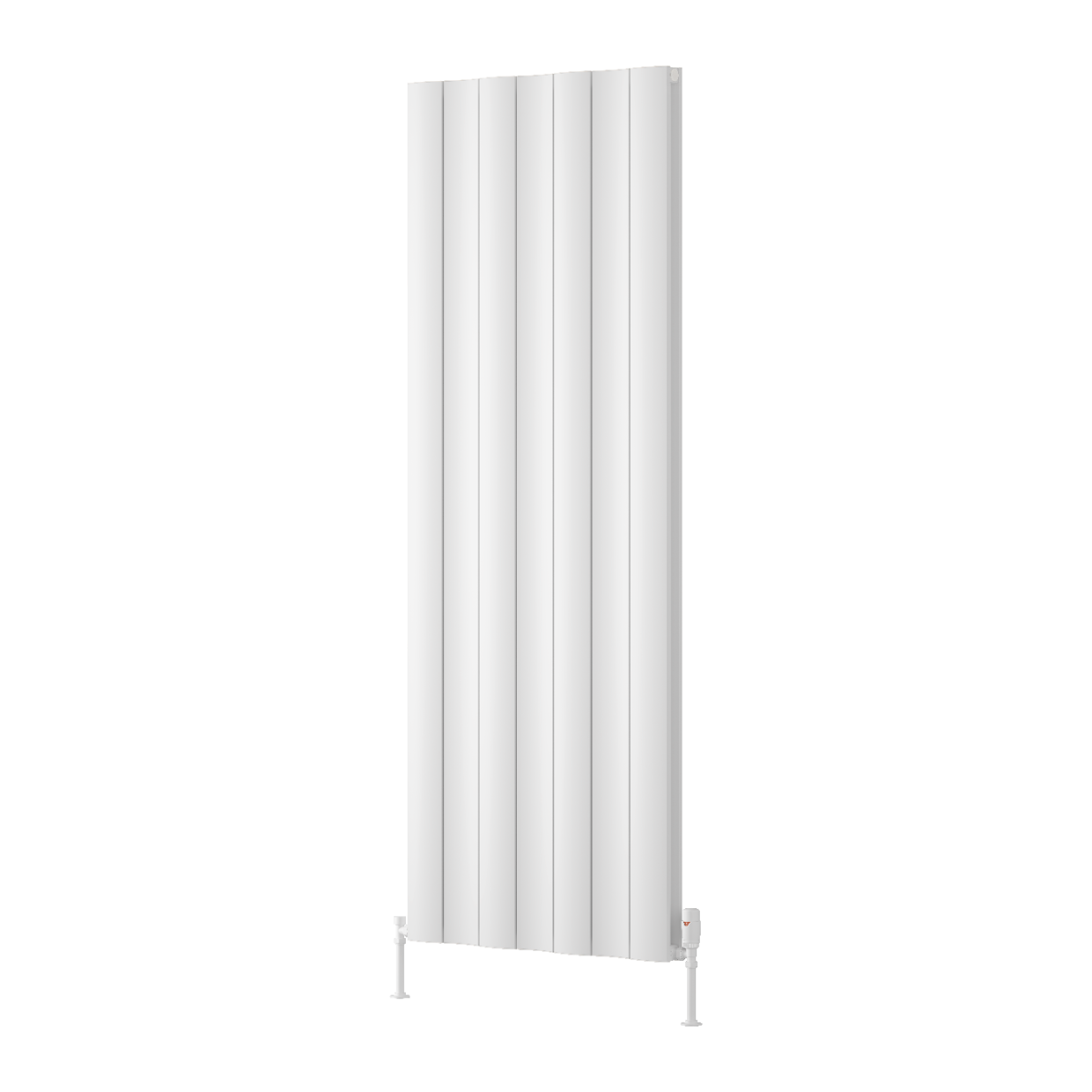 Gio Vertical Double Aluminium Radiator - White - Various Sizes