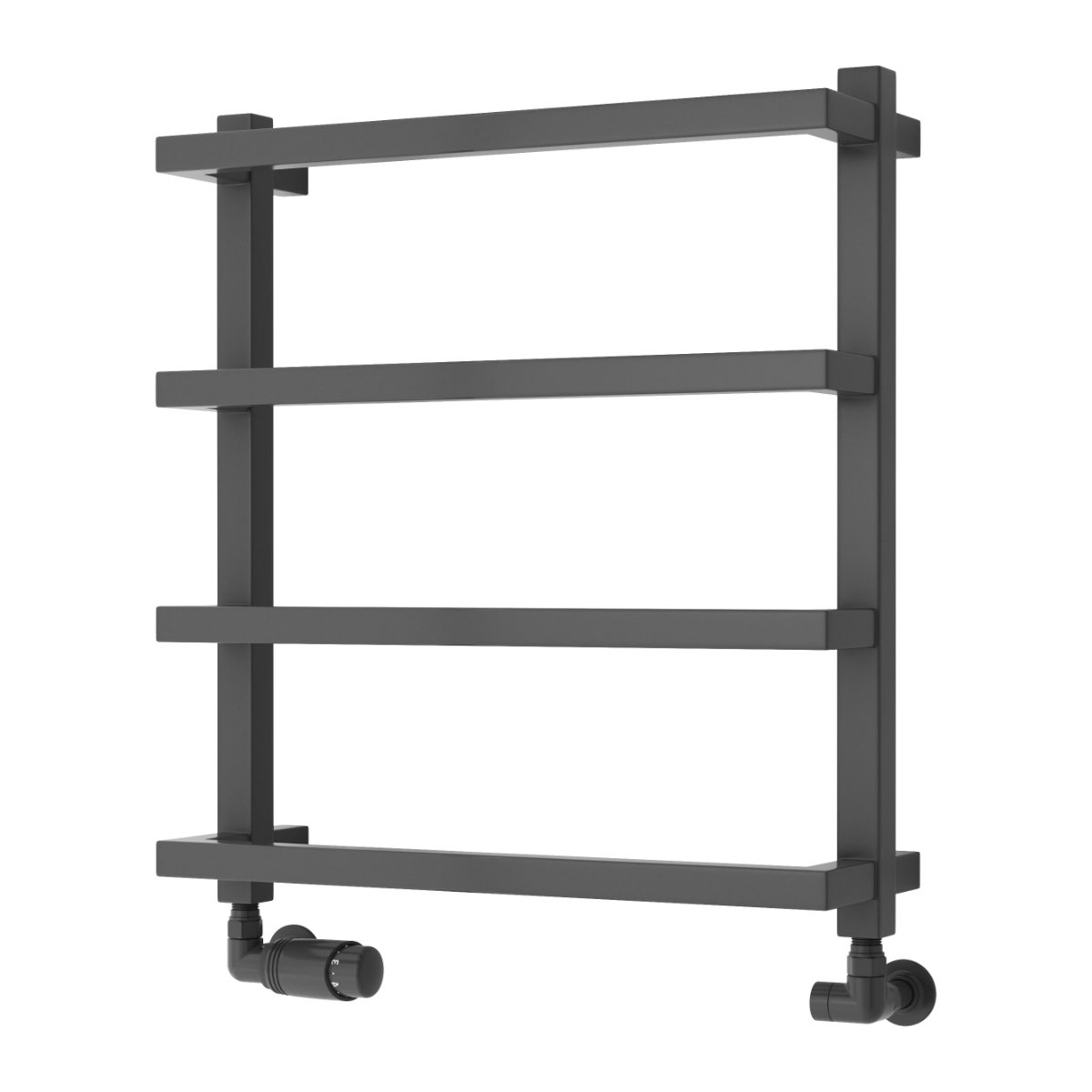 Glora Mild Steel Towel Rail - Anthracite - Various Sizes