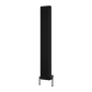 Hedingham Vertical Mild Steel Radiator - Black - Various Sizes