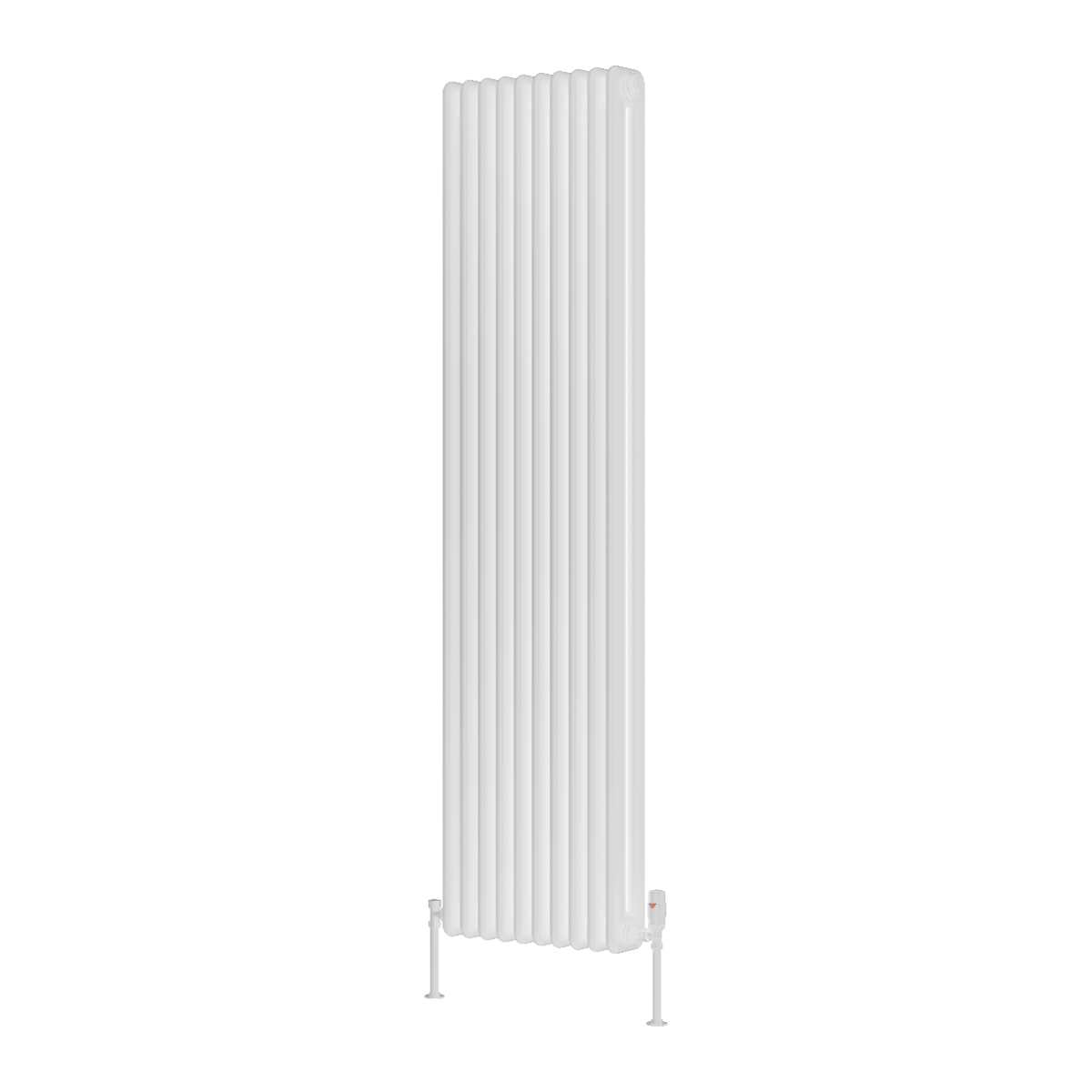 Hedingham Vertical Mild Steel Radiator - White - Various Sizes