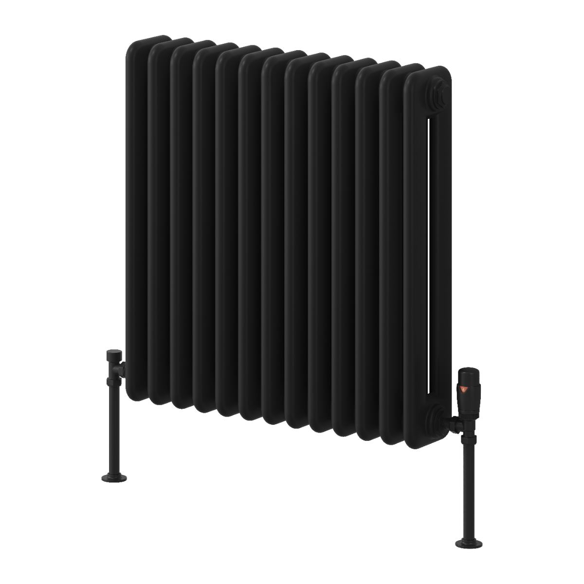 Hedingham Horizontal Mild Steel Radiator - Black - Various Sizes