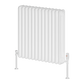 Hedingham Horizontal Mild Steel Radiator - White - Various Sizes