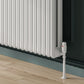 Hedingham Horizontal Mild Steel Radiator - White - Various Sizes