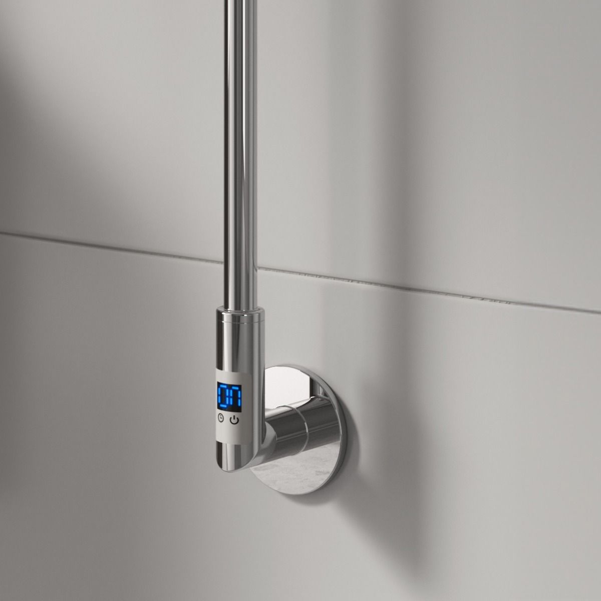 Ines Electric Stainless Steel Heated Towel Rail - Various Colours