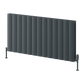 Loco Horizontal Double Aluminium Radiator - Anthracite - Various Sizes