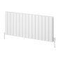 Loco Horizontal Double Aluminium Radiator - White - Various Sizes