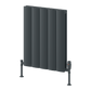 Loco Horizontal Double Aluminium Radiator - Anthracite - Various Sizes
