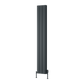 Loco Vertical Double Aluminium Radiator - Anthracite - Various Sizes