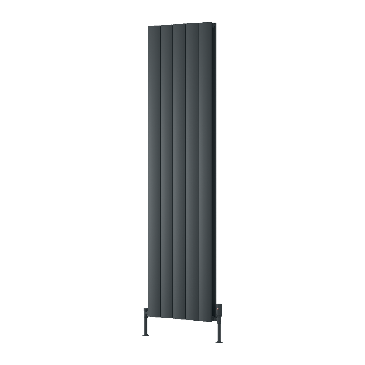 Loco Vertical Double Aluminium Radiator - Anthracite - Various Sizes