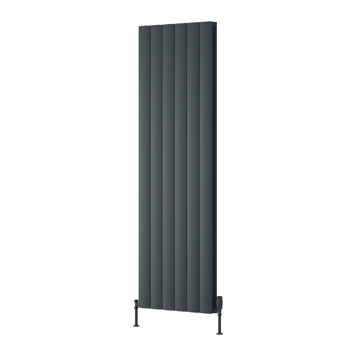 Loco Vertical Double Aluminium Radiator - Anthracite - Various Sizes