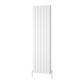 Loco Vertical Double Aluminium Radiator - White - Various Sizes