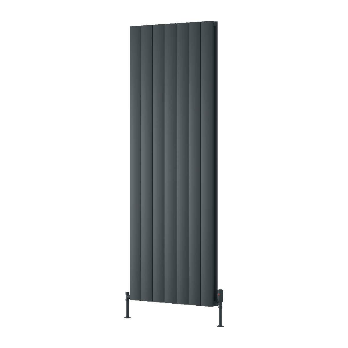 Loco Vertical Double Aluminium Radiator - Anthracite - Various Sizes
