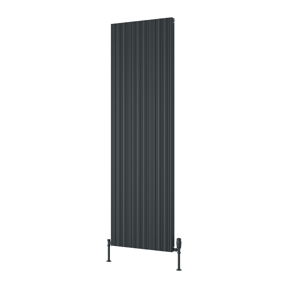 Melvin Vertical Single Aluminium Radiator - Anthracite- Various Sizes
