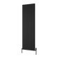 Melvin Vertical Single Aluminium Radiator - Black - Various Sizes