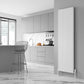 Melvin Vertical Single Aluminium Radiator - White - Various Sizes