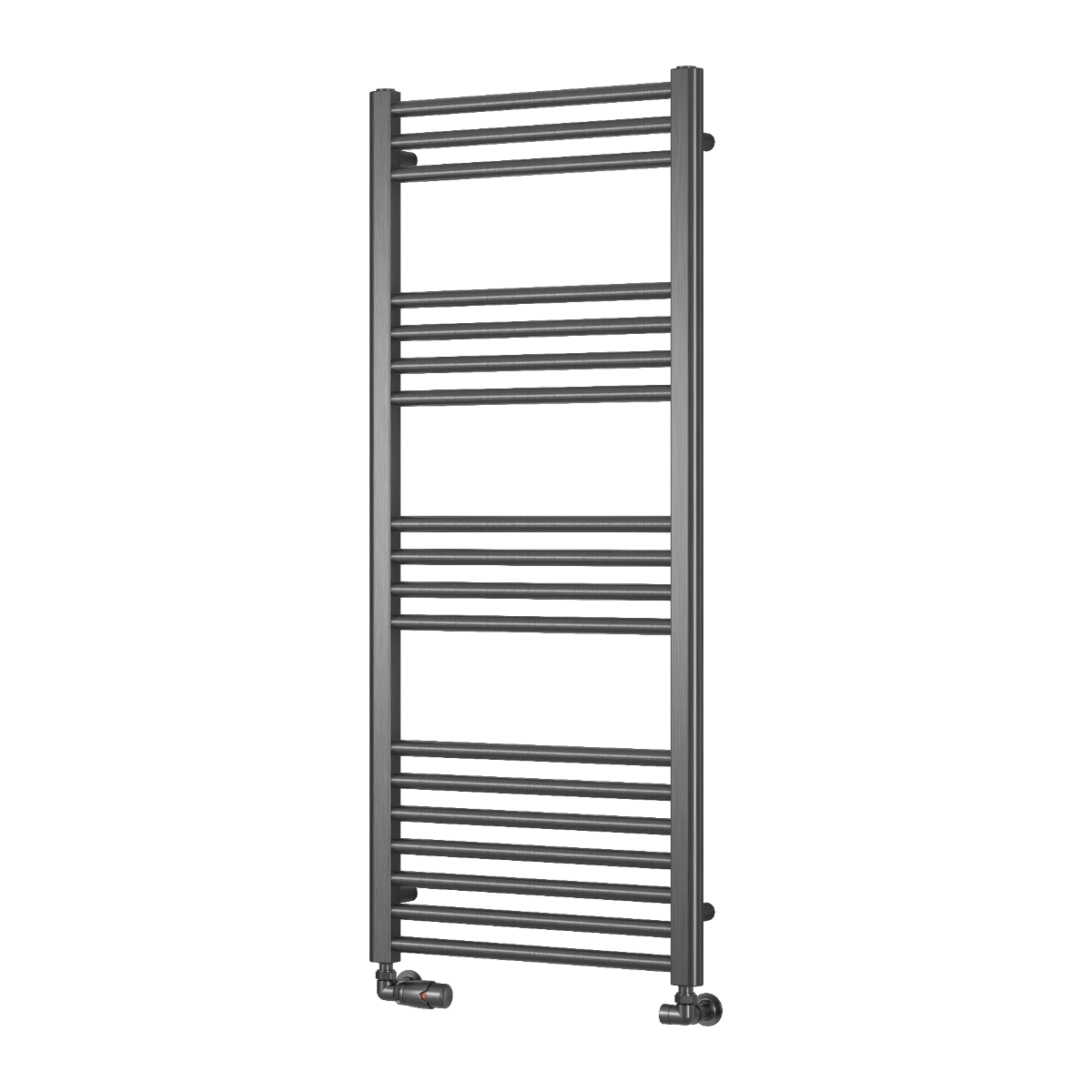 Ottone Mild Steel Towel Rail - Brushed Gun Metal - Various Sizes