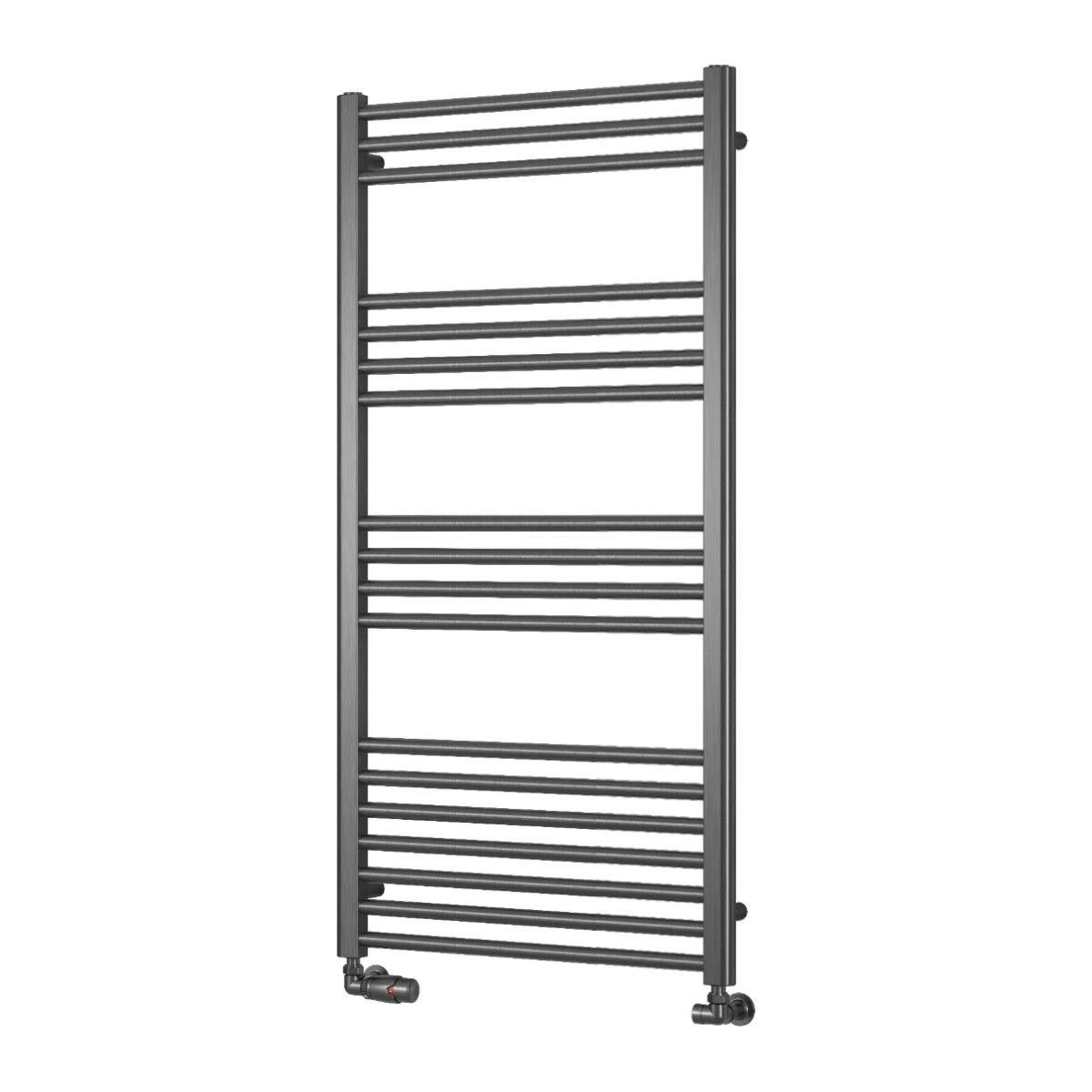 Ottone Mild Steel Towel Rail - Brushed Gun Metal - Various Sizes