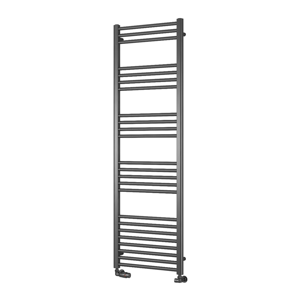 Ottone Mild Steel Towel Rail - Brushed Gun Metal - Various Sizes