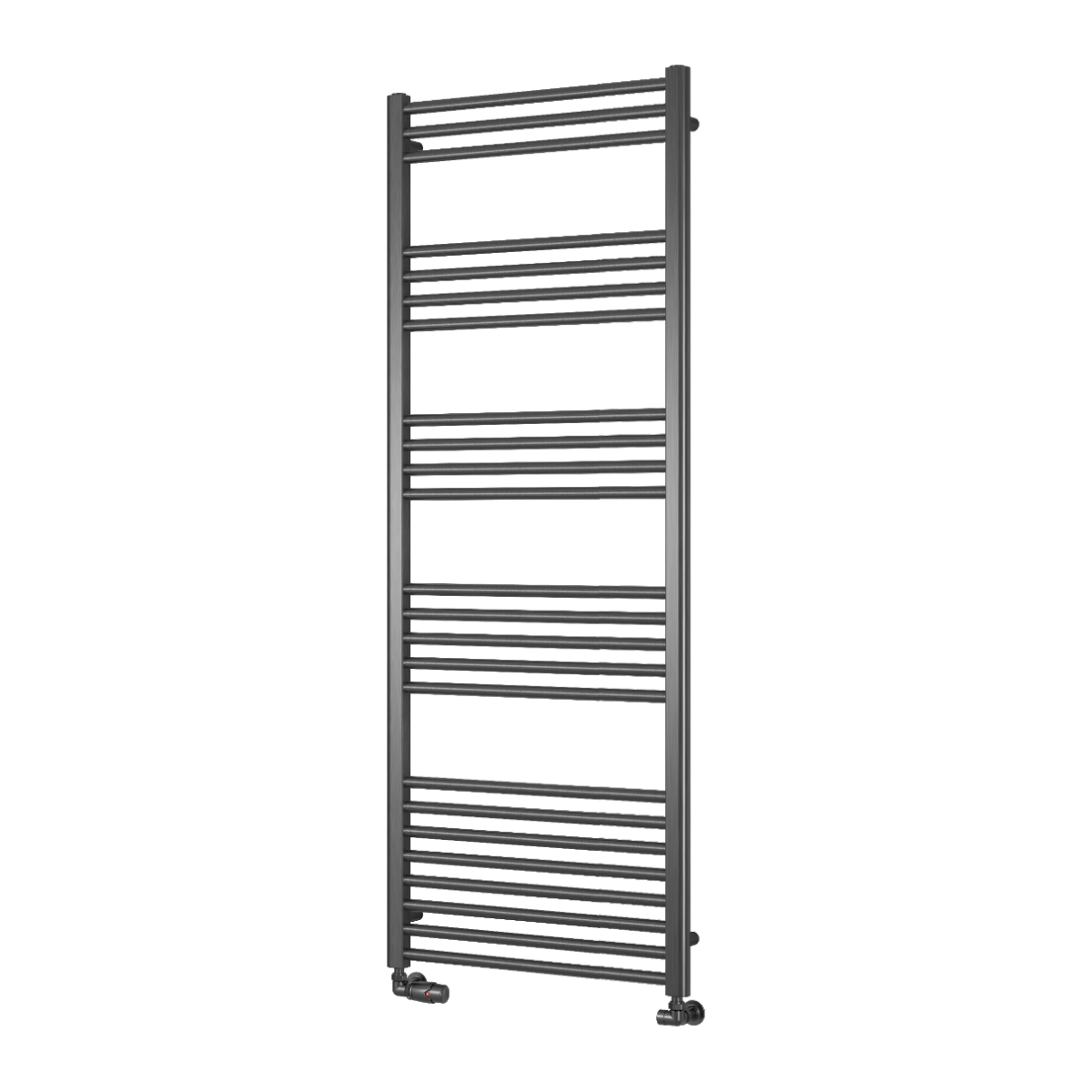 Ottone Mild Steel Towel Rail - Brushed Gun Metal - Various Sizes
