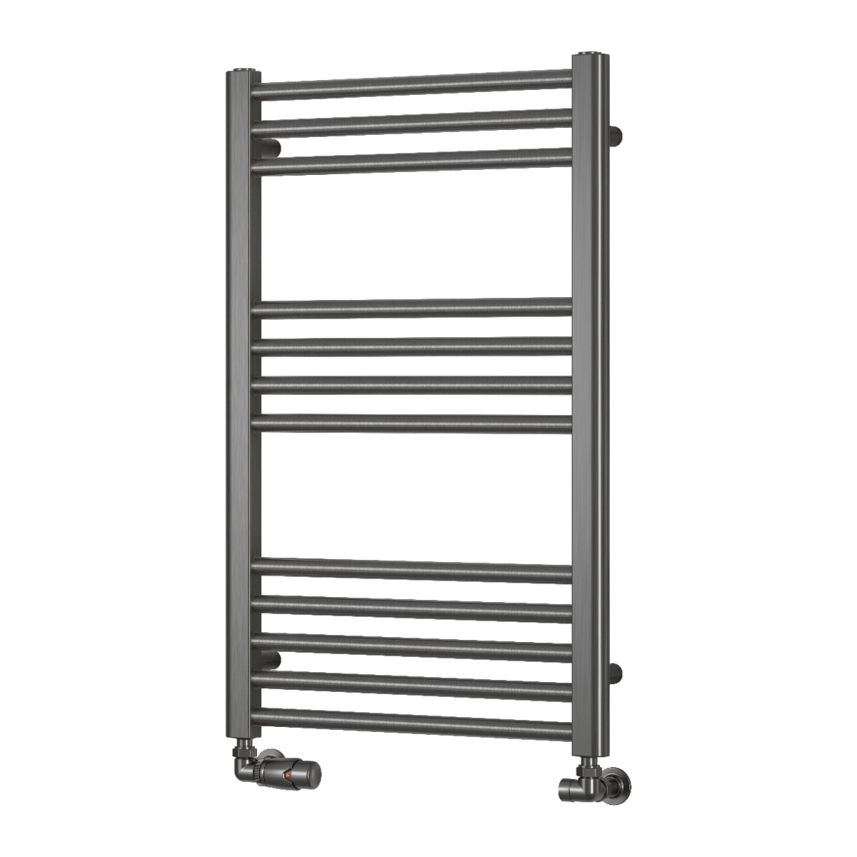 Ottone Mild Steel Towel Rail - Brushed Gun Metal - Various Sizes